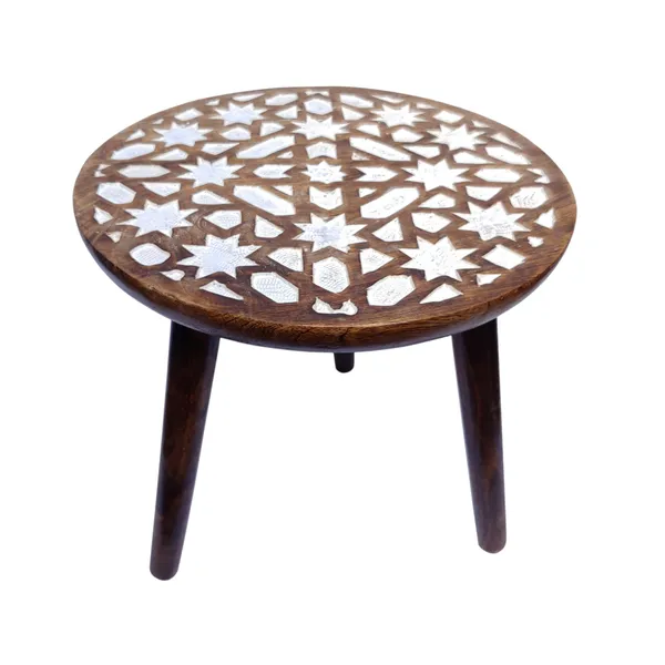 Hand_Crafted_3_Legged_Wooden_Decorative_Accent/End_Table_(Shabby_White,_14x14x14-inch)