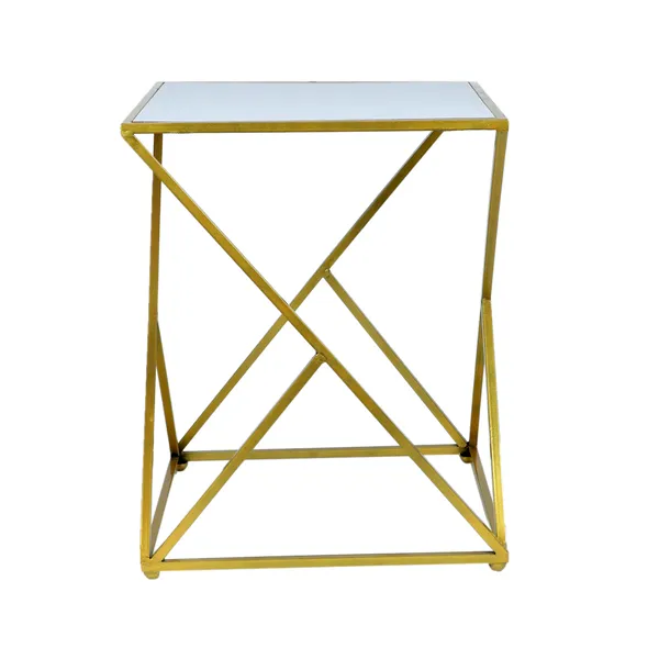 Decorative_and_Handcrafted_Iron_&_Wood_Combination_Accent/Sofa_Side/Bedside_Table,_38_x_38_x_56_CM