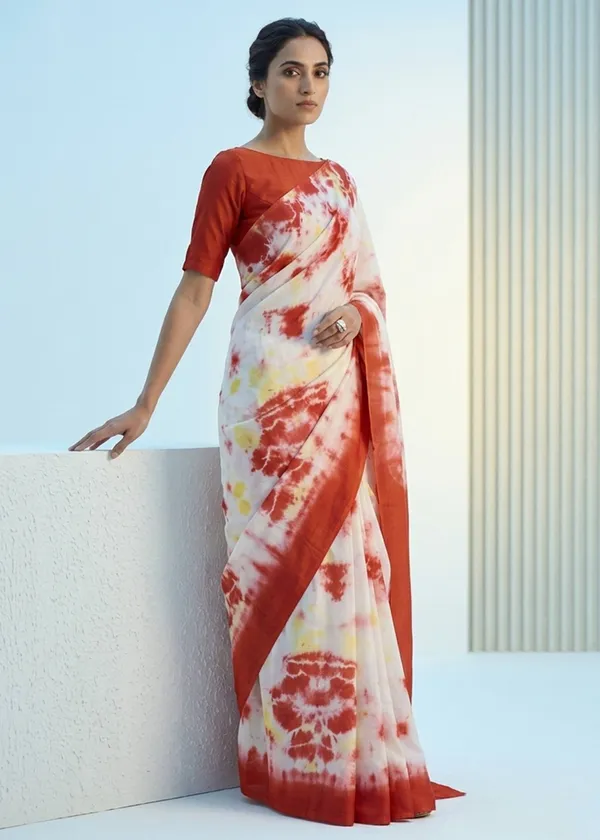 Traditional_Hand_Block_Special_demanding_Natural_Colour_Dye_Sarees_With_Blouse