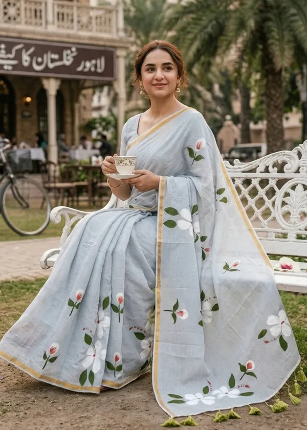 Traditional_Hand_Paint_Full_sarees_Natural_Clour_Dye_Sarees_With_Tusalls