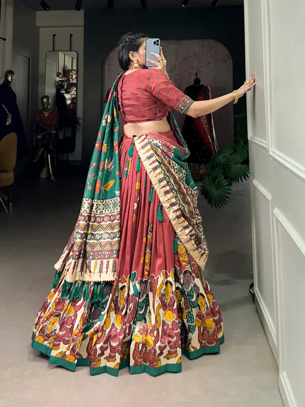 Red_Premium_&_Elegant_Dola_Silk_Lehenga_Choli_For_Women