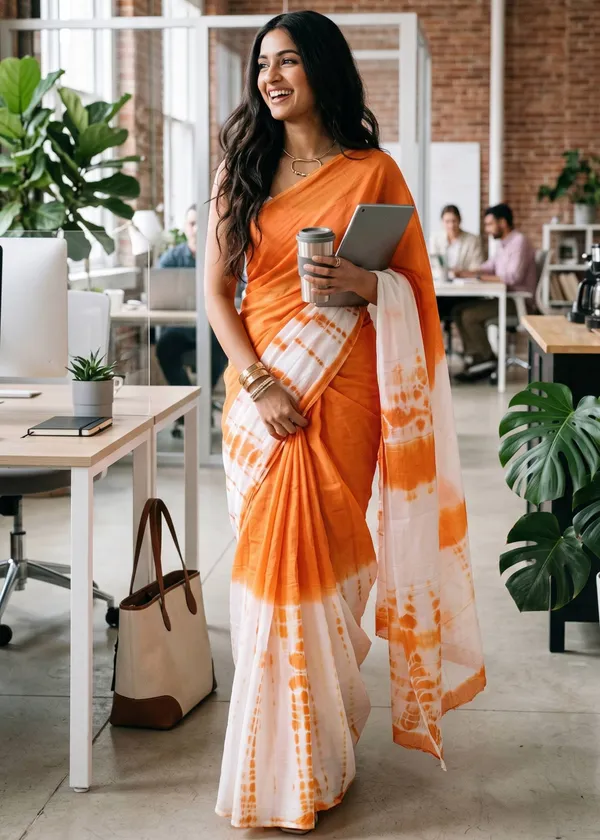 Traditional_Hand_Tie_Die_Full_sarees_Natural_Colour_Dye_Sarees_With_Blouse_Piece