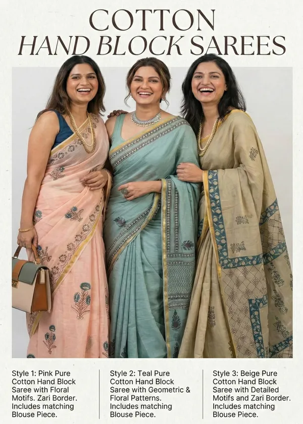 Traditional_Hand_Block_Special_demanding_Natural_Colour_Dye_Sarees_With_Blouse
