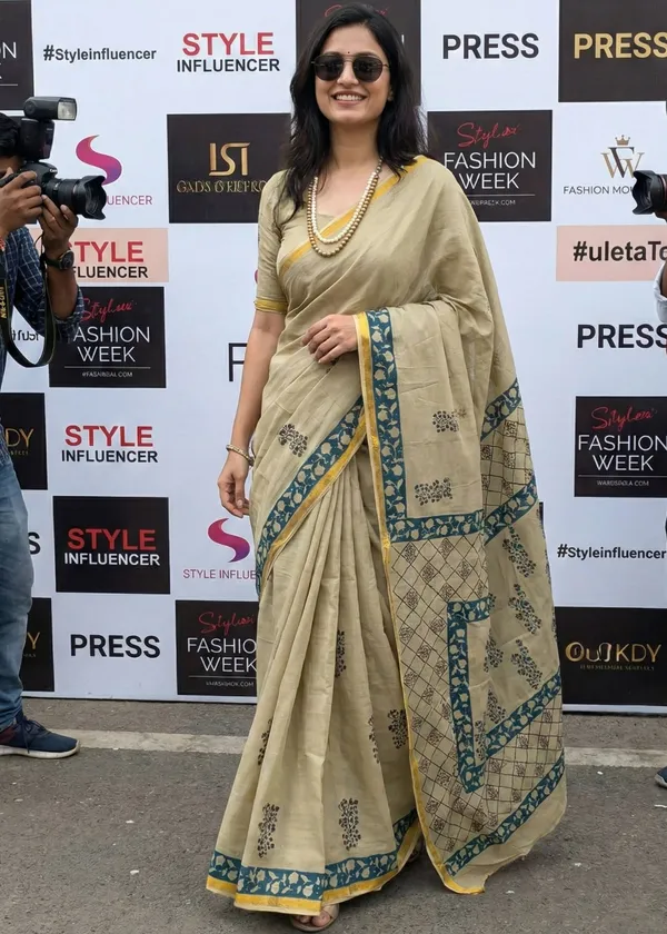 Traditional_Hand_Block_Special_demanding_Natural_Colour_Dye_Sarees_With_Blouse