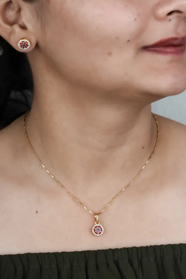Trendy_Design_AD_Diamond_Copper_Micro_Gold_Plated_Pendant_Set_For_Women_And_Girls