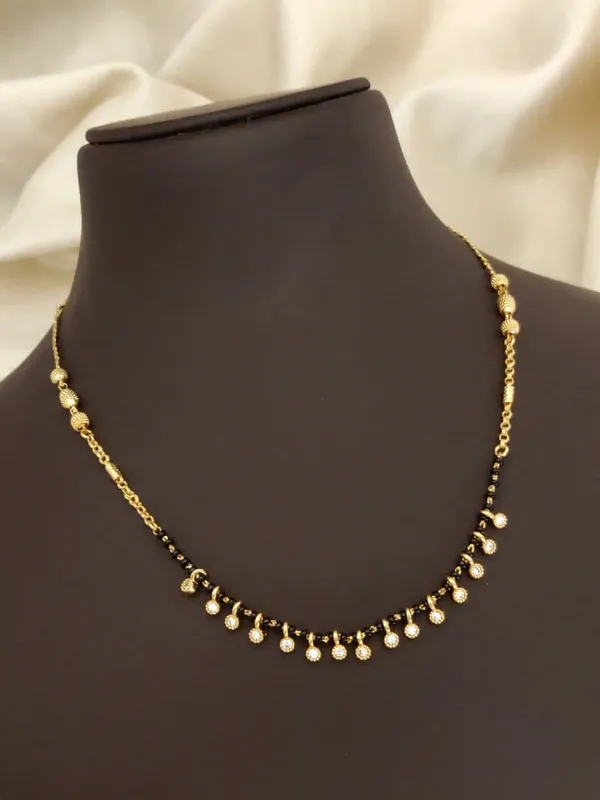 Latest_Delicate_Design_American_Diamond_Brass_Micro_Gold_Plated_Mangalsutra_For_Women
