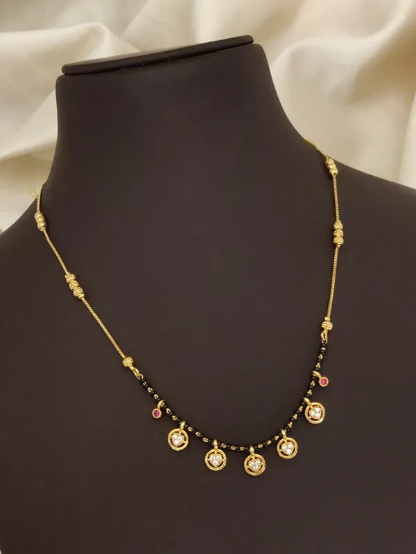 Trendy_Delicate_Design_American_Diamond_Brass_Micro_Gold_Plated_Mangalsutra_For_Women