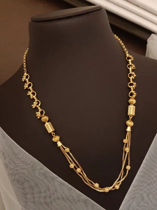 Classic_Delicate_Three_Layer_Design_Brass_Micro_Gold_Plated_Necklace_For_Women_And_Girls