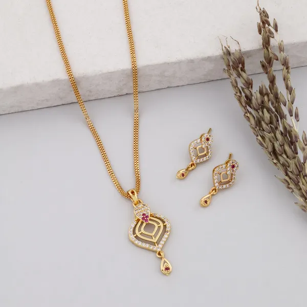 Fancy_Design_AD_Diamond_Copper_Micro_Gold_Plated_Pendant_Set_For_Women_And_Girls