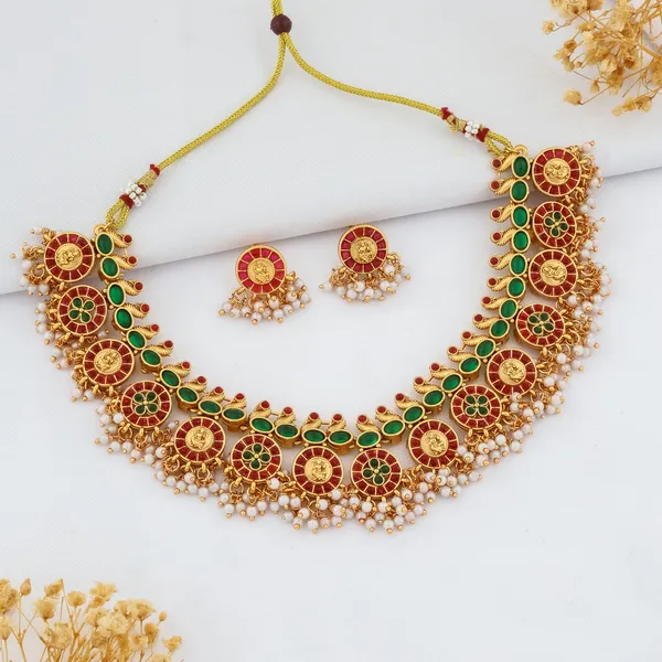 Grisha_Jewellery_Laxshmi_Doke_Design_Matte_White_Beads_Necklace_Jewellery_Set_For_Women_And_Girls