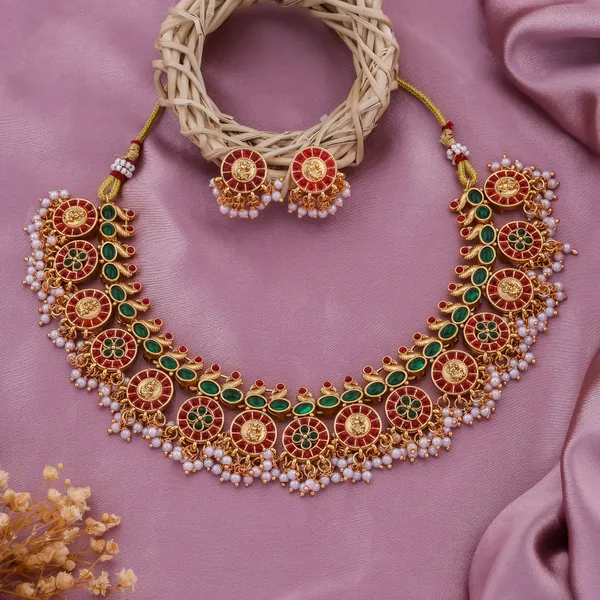 Grisha_Jewellery_Laxshmi_Doke_Design_Matte_White_Beads_Necklace_Jewellery_Set_For_Women_And_Girls