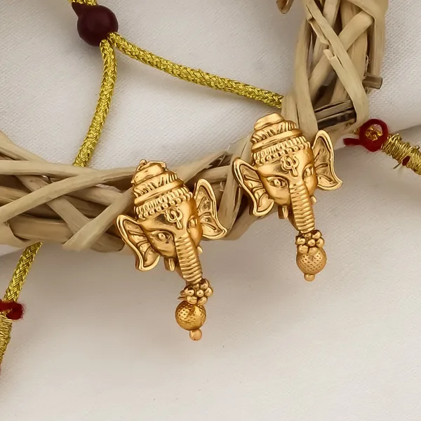 Grisha_Jewellery_Stylish_Elephant_Design_Matt_Bead_Brass_Gold_Plated_Matte_Short_Necklace_Jewelry_Set_For_Women_And_Girls