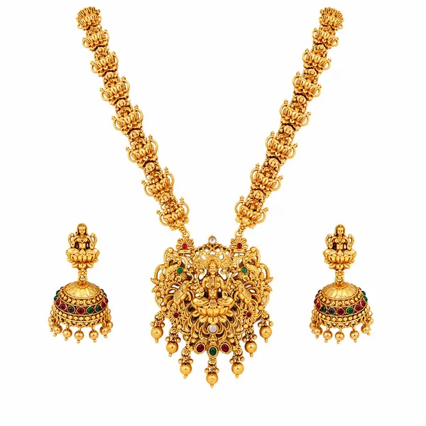Grisha_Jewellery_Traditional_Laxshmi__Gold_Plated_Long_Necklace_Jewellery_Set_With_Earrings_For_Women_And_Girls