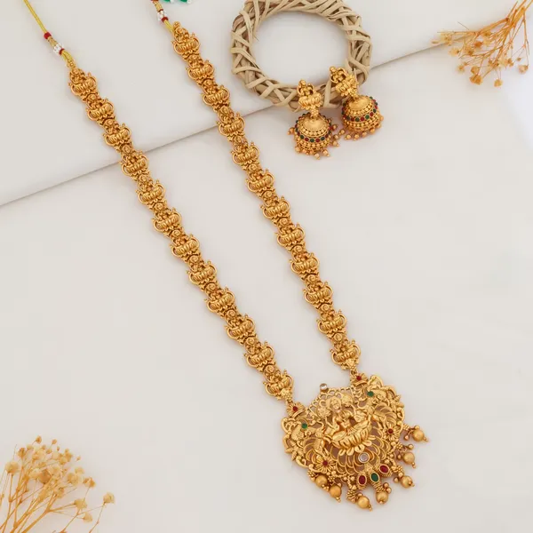 Grisha_Jewellery_Traditional_Laxshmi__Gold_Plated_Long_Necklace_Jewellery_Set_With_Earrings_For_Women_And_Girls