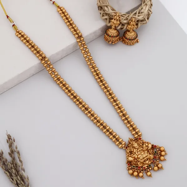 Fancy_Design_Gold_Plated_Long_Necklace_HaramJewellery_Set_With_Earrings_For_Women_And_Girls