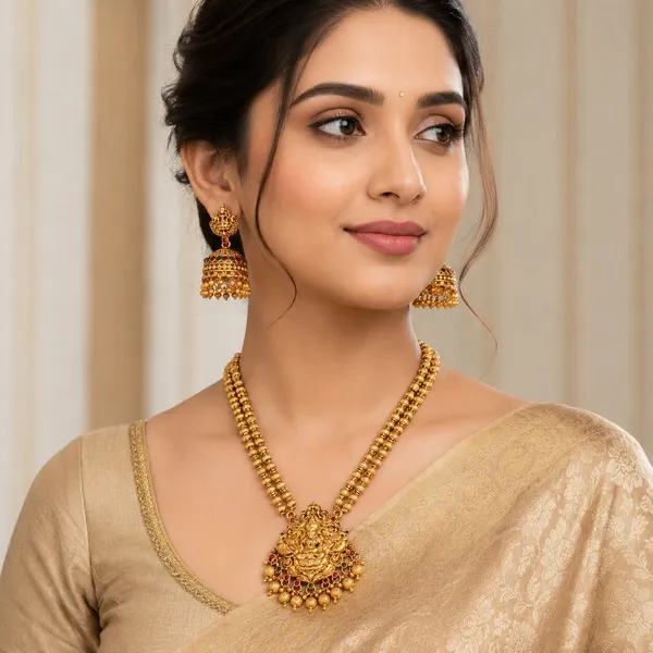 Fancy_Design_Gold_Plated_Long_Necklace_HaramJewellery_Set_With_Earrings_For_Women_And_Girls