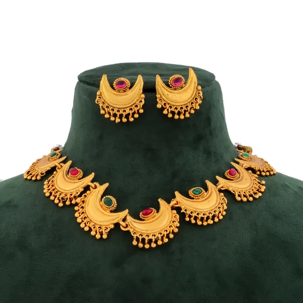 Traditional_Design_Brass_Gold_Plated_Matte_Gold_Beads_Multicolor_Necklace_Set_For_Women_And_Girls