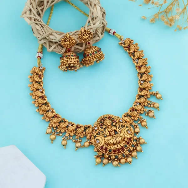 Traditional_Design_Brass_Gold_Plated_Matte_Gold_Beads_Necklace_Jewel_Set_For_Women_And_Girls