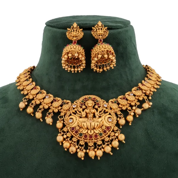 Traditional_Design_Brass_Gold_Plated_Matte_Gold_Beads_Necklace_Jewel_Set_For_Women_And_Girls