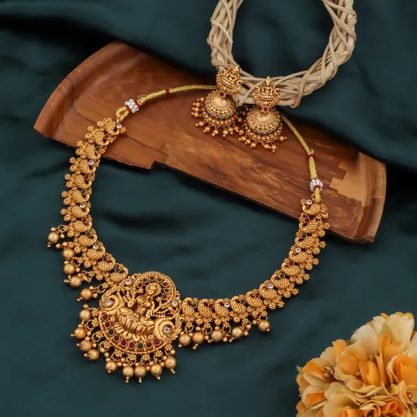 Traditional_Design_Brass_Gold_Plated_Matte_Gold_Beads_Necklace_Jewel_Set_For_Women_And_Girls