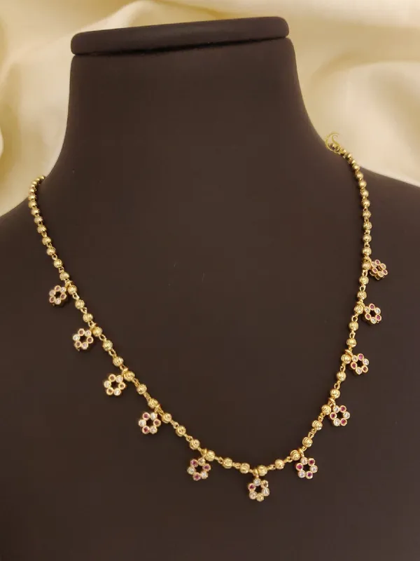 Traditional_Design_Copper_Micro_Gold_Plated_Necklace_For_Women_And_Girls