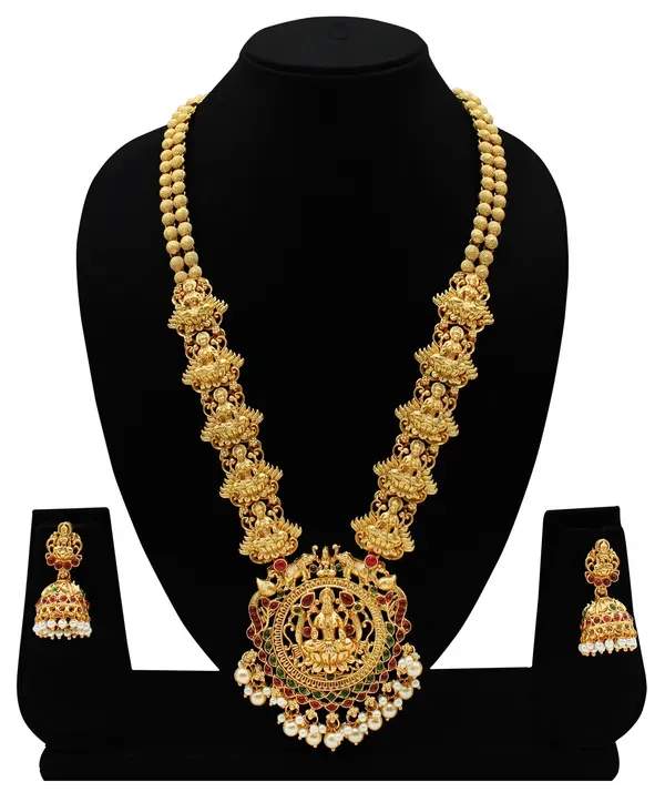 Grisha_Jewellery_Trandy_Design_Temple_Long_Haram_Necklace_Jewellery_Set_With_Earrings_For_Women