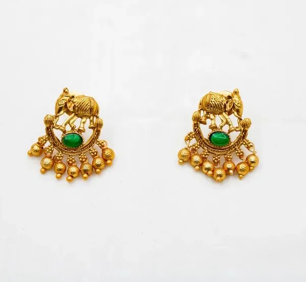 Trendy_Indian_Hathi_Design_Necklace_Jewellery_Set_With_Earrings_For_Women