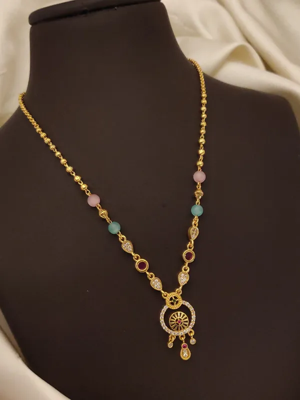 Traditional_Design_Copper_Micro_Gold_Plated_Necklace_For_Women_And_Girls