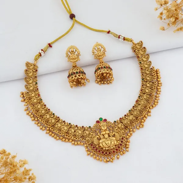 Traditional_Design_Brass_Gold_Plated_Matte_Gold_Beads_Necklace_Jewel_Set_For_Women_And_Girls