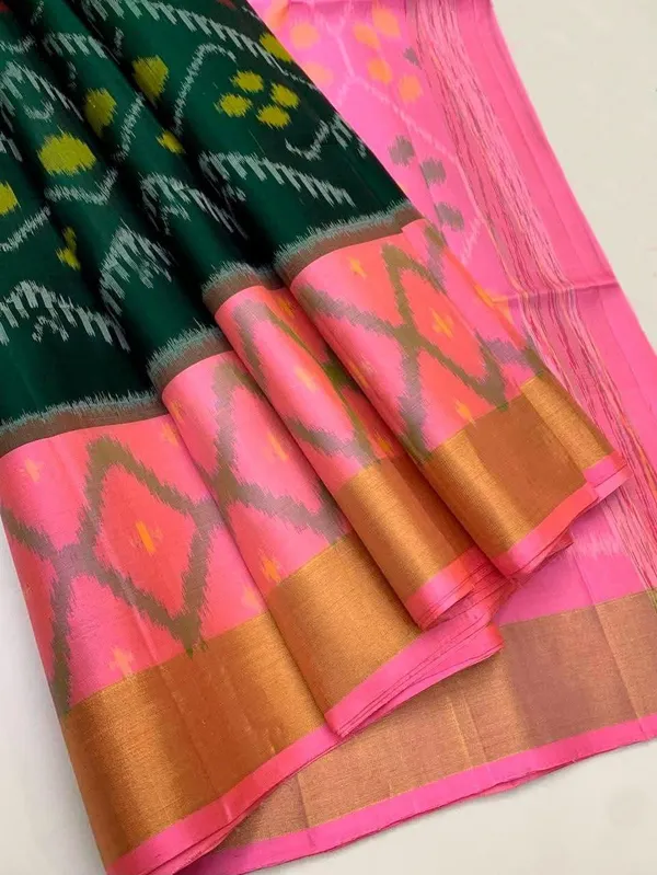 Pink_And_Blue_Designer_Printed_And_Dolla_Silk_Fabric_Saree