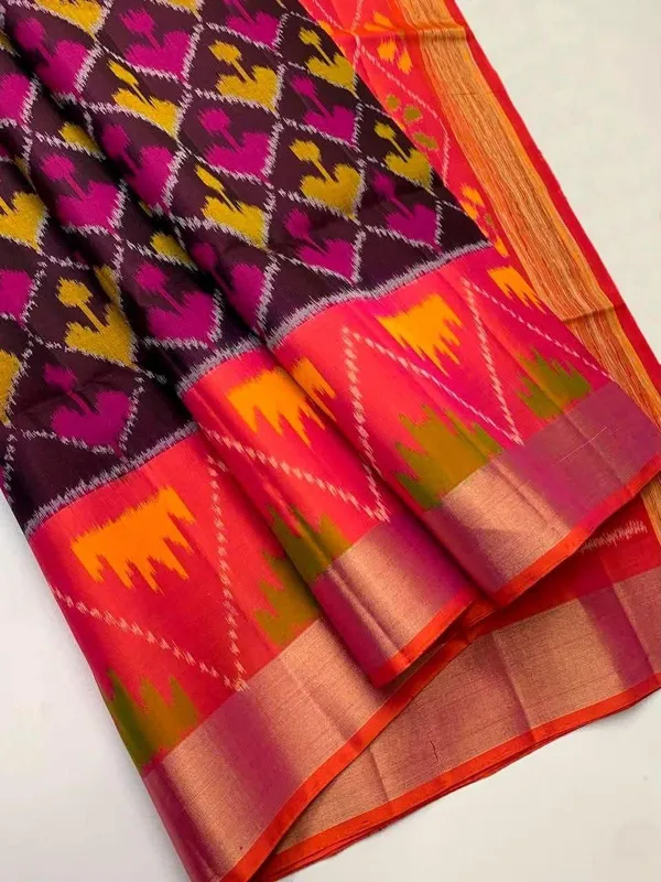 Multicolor_Designer_Printed_And_Dolla_Silk_Fabric_Saree