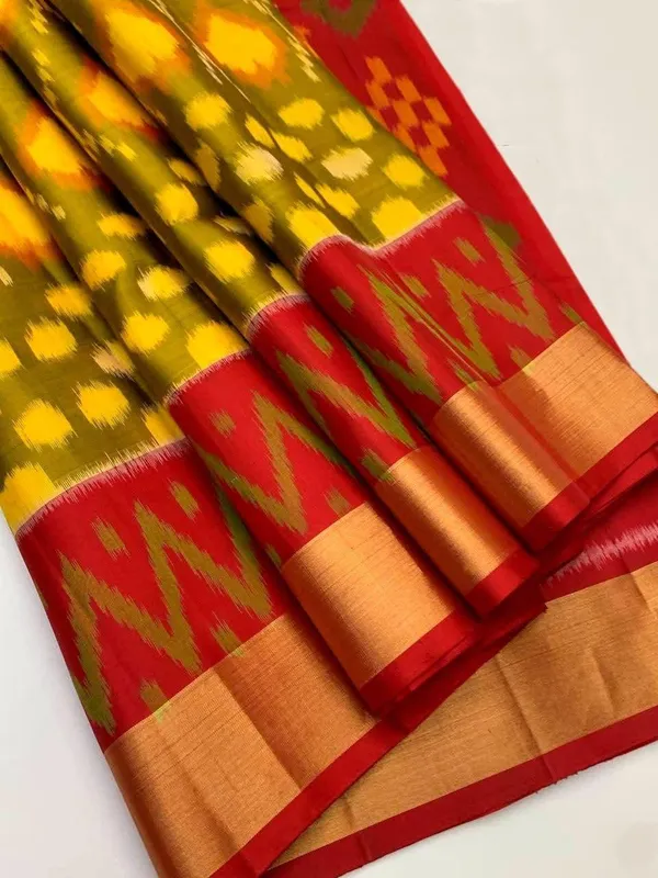 Orange_And_Yellow_Designer_Printed_And_Dolla_Silk_Fabric_Saree
