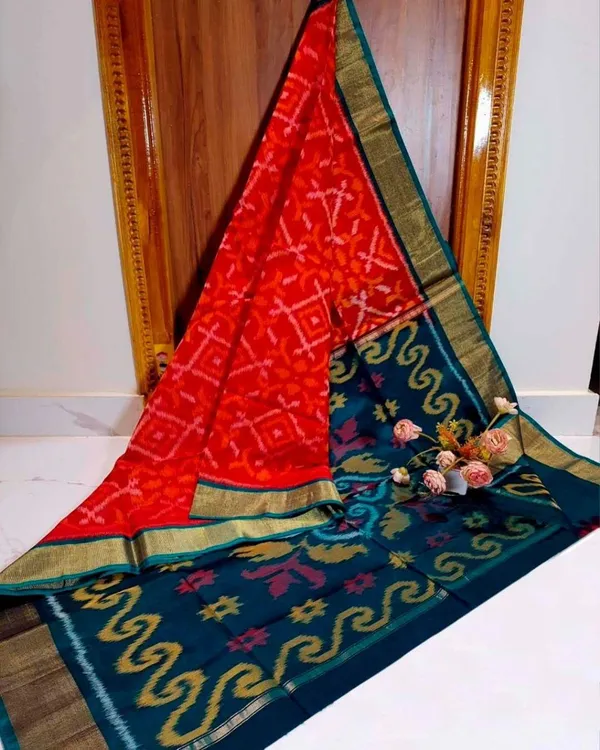 Multicolor_Designer_Printed_And_Dolla_Silk_Fabric_Saree
