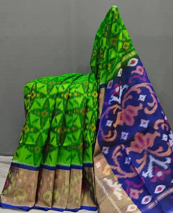 Green_And_Blue_Designer_Printed_And_Dolla_Silk_Fabric_Saree