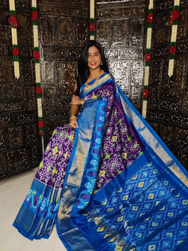 Multicolor_Ikkat_Saree_And_Dolla_Silk_Sarees