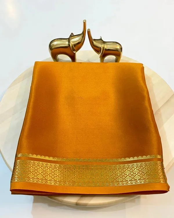Mustard_Pure_Viscose_Silk,_It_Is_Very_Soft_And_Comfortable_To_Wear_Any_Weather