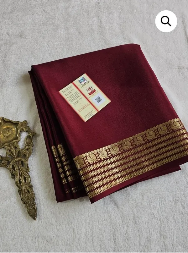 Maroon_Pure_Viscose_Silk,_It_Is_Very_Soft_And_Comfortable_To_Wear_Any_Weather