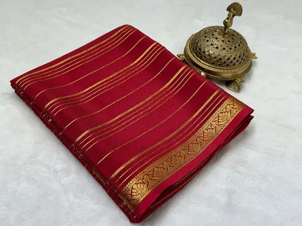 Maroon_Pure_Viscose_Silk,_It_Is_Very_Soft_And_Comfortable_To_Wear_Any_Weather