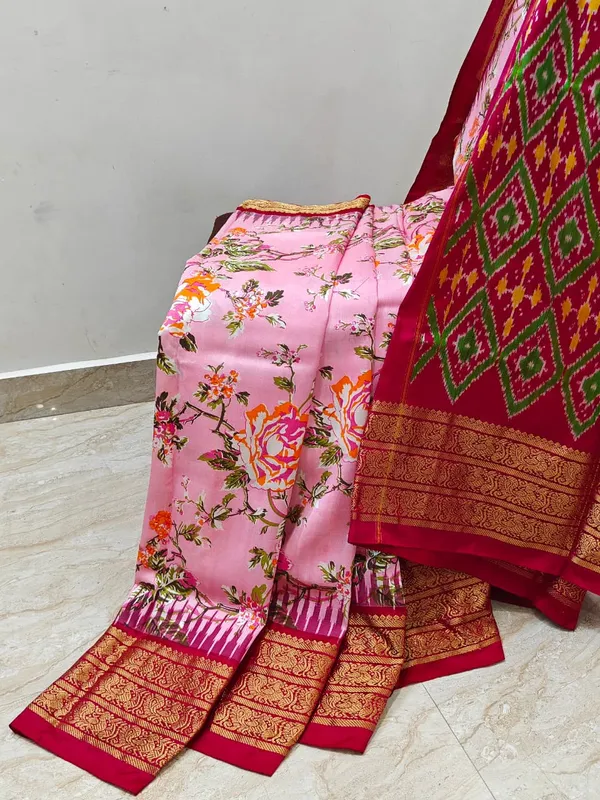 Multicolor_Designer_Printed_And_Dolla_Silk_Fabric_Sarees
