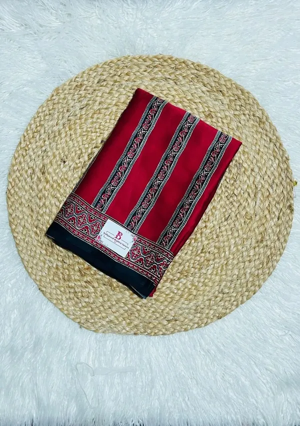 Multicolor_Semi_Gajji_Bandhej_Printed_Sarees