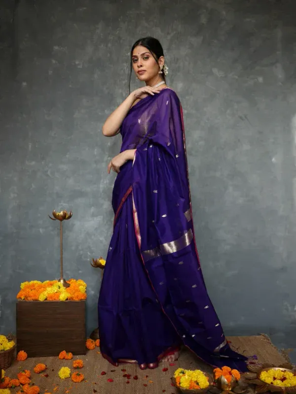 Maheswari_Silk_Cotton_Saree_-_Royal_Purple