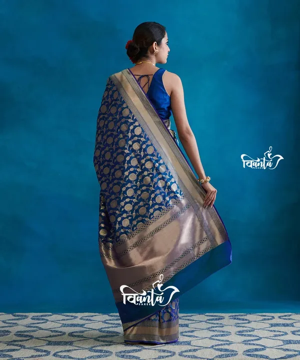 Woven_Kanjivaram,Banarasi_Jacquard_Soft_Silk_Saree