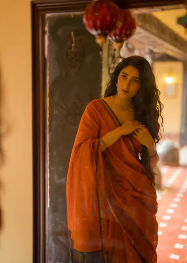 Maheswari_Silk_Cotton_Saree_-_Orange