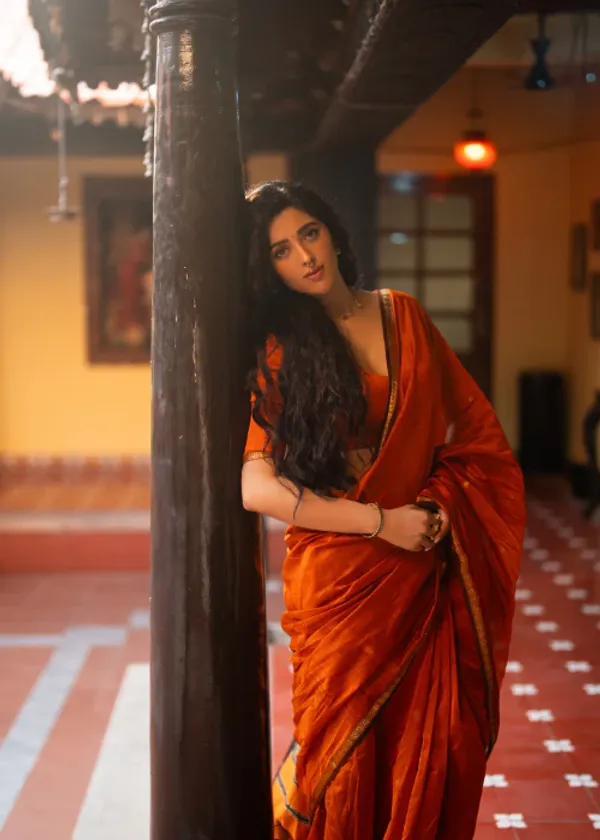 Maheswari_Silk_Cotton_Saree_-_Orange