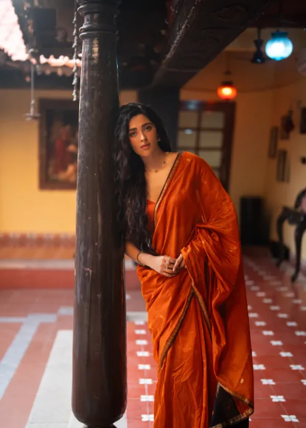 Maheswari_Silk_Cotton_Saree_-_Orange