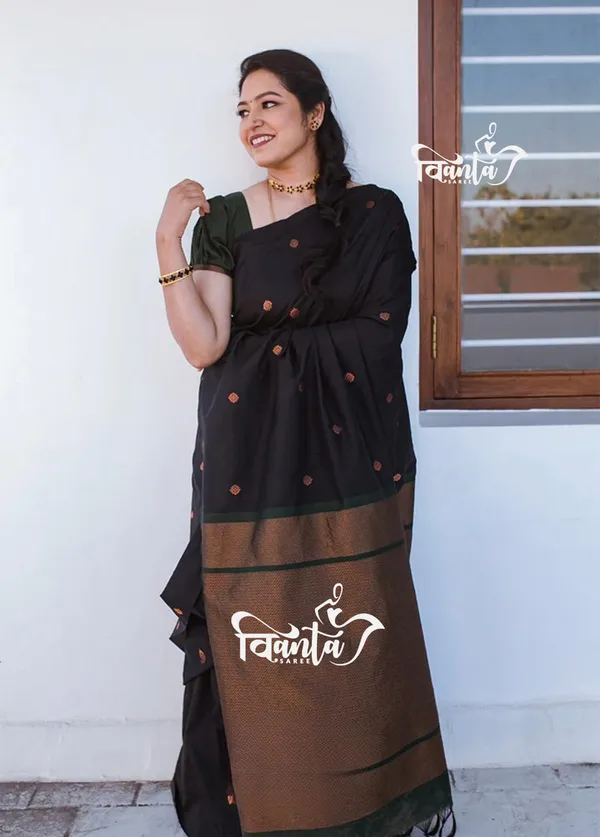 Black_Woven_Kanjivaram_Banarasi_Jacquard_Sari