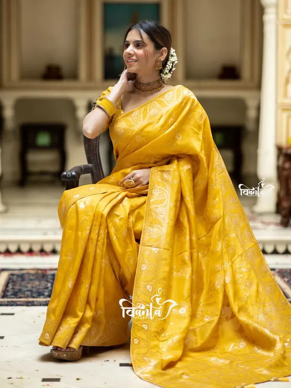 Woven_Kanjivaram_,_Banarasi_Jacquard_Saree