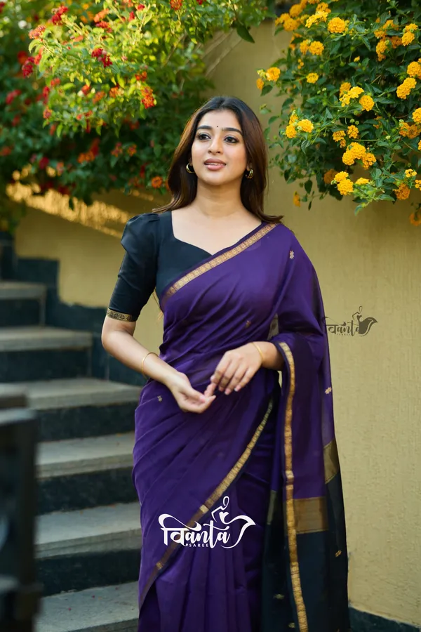 Maheswari_Silk_Cotton_Saree_-_Wine-Black