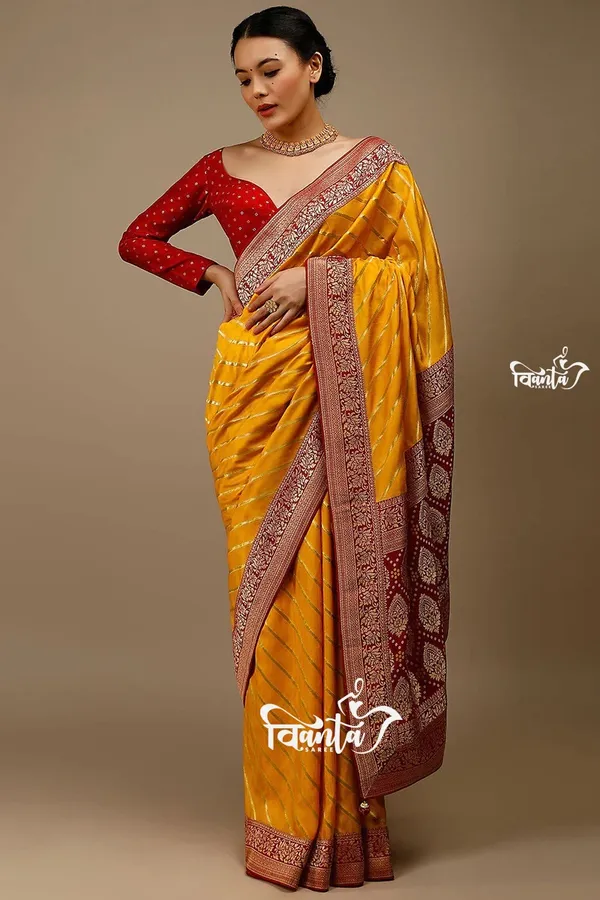 Woven_Kanjivaram_,_Banarasi_Jacquard_Saree