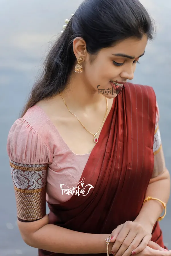 Padmaja_-_Pastel_Pink_and_Maroon_Cotton_Half_Saree